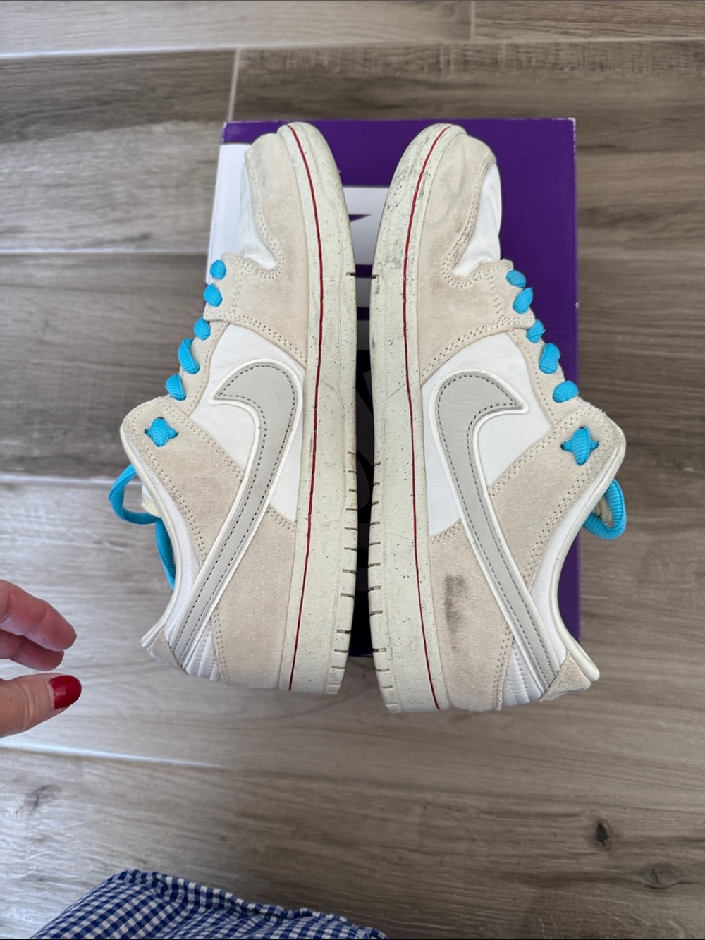 Nike SB Dunk Low PRM 9 1/2 in coconut milk/bone - Picture 6 of 8